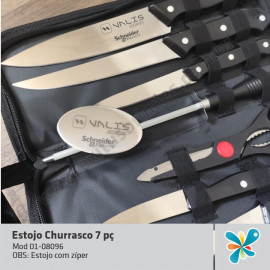 Estojo Churrasco 7 pç