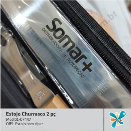 Estojo Churrasco 2 peças 