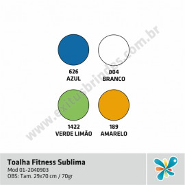 Toalha Fitness Sublima