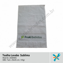 Toalha Lavabo Sublima