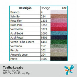 Toalha Lavabo