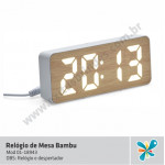 Relógio de Mesa Bambu