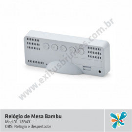Relógio de Mesa Bambu