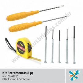 Kit Ferramentas 8 Peças