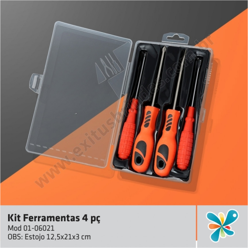 Kit Ferramentas 4 Peças