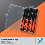 Kit Ferramentas 4 Peças