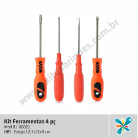 Kit Ferramentas 4 Peças