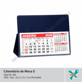 Calendário de Mesa G