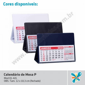 Calendário de Mesa P