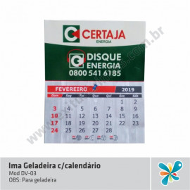 Imã de Geladeira (Calendário)