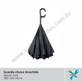 Guarda-Chuva Preto - Invertido