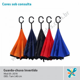 Guarda-Chuva Preto - Invertido