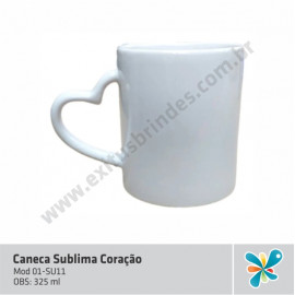 Caneca Sublima Coração