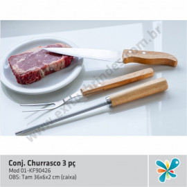 Conj. Churrasco 3 pç