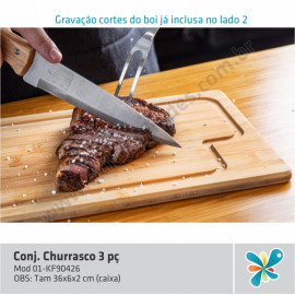 Conj. Churrasco 3 pç