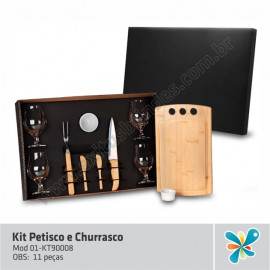 Kit Petisco e Churrasco 11 pç