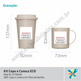 Kit Copo e Caneca ECO