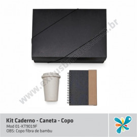 Kit Caderno-Caneta e Copo