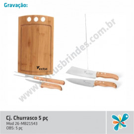 CJ Churrasco 5 pç