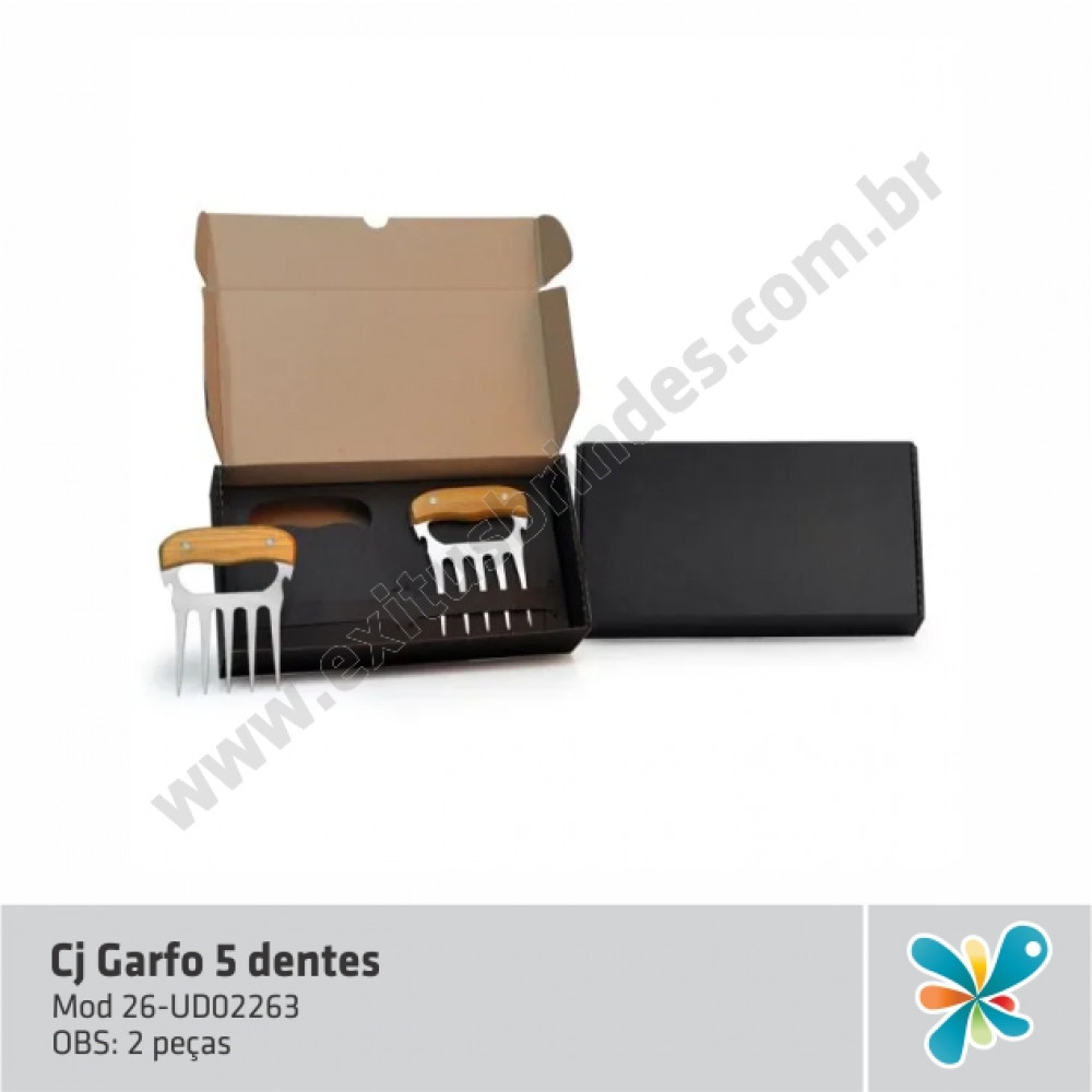 Cj Garfo 5 dentes