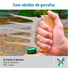 Cj Garfo 5 dentes