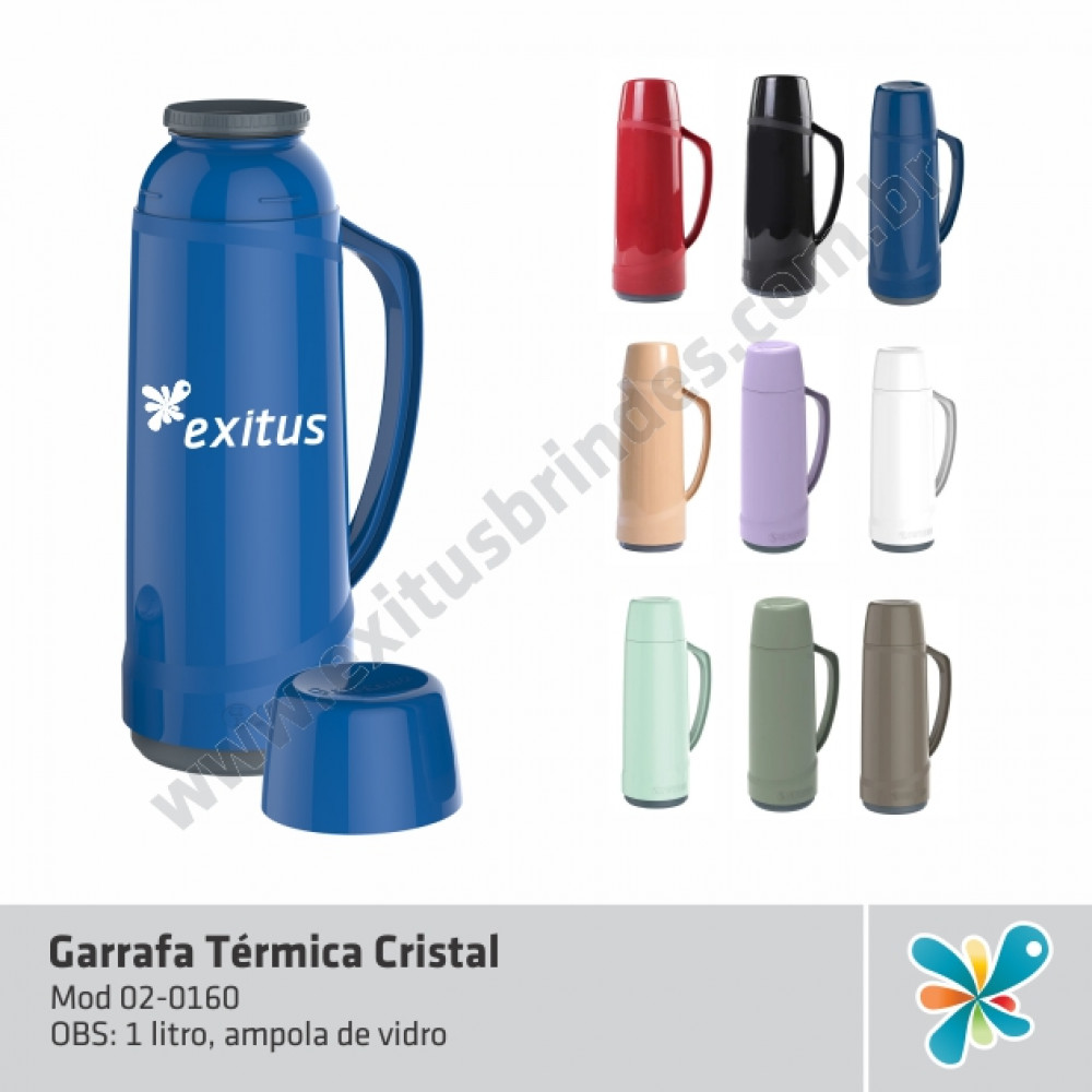 Garrafa Térmica Cristal 