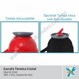 Garrafa Térmica Cristal 