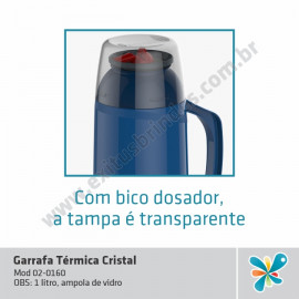 Garrafa Térmica Cristal 