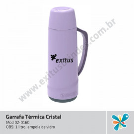 Garrafa Térmica Cristal 