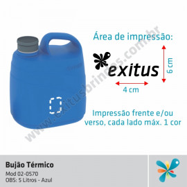 Bujão Térmico 5 Litros 0570
