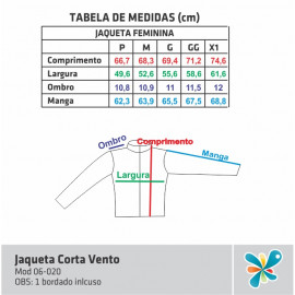 Jaqueta Corta Vento