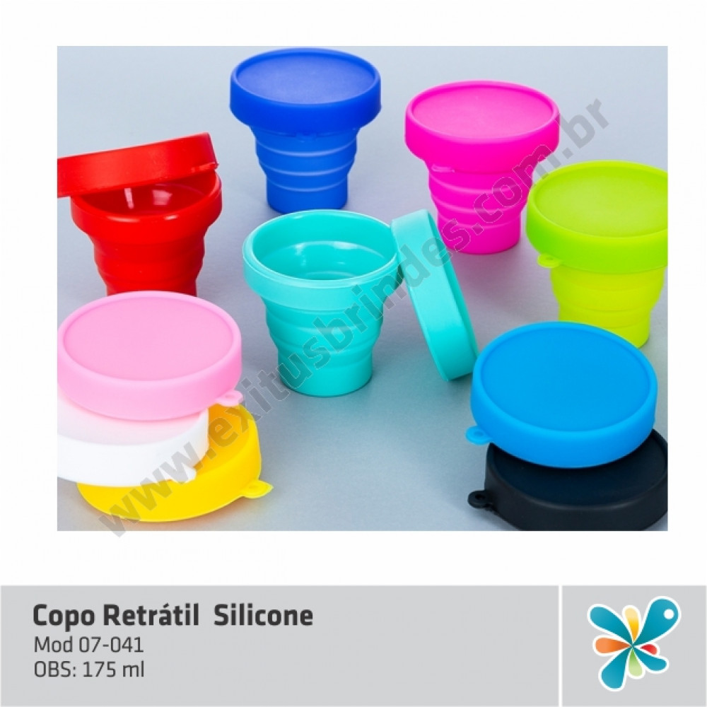 Copo Retrátil Silicone