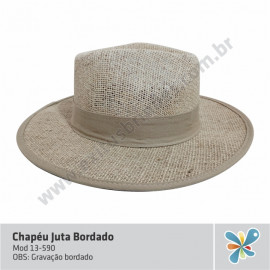 Chapéu Juta Bordado