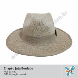 Chapéu Juta Bordado