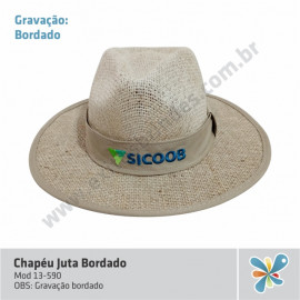 Chapéu Juta Bordado