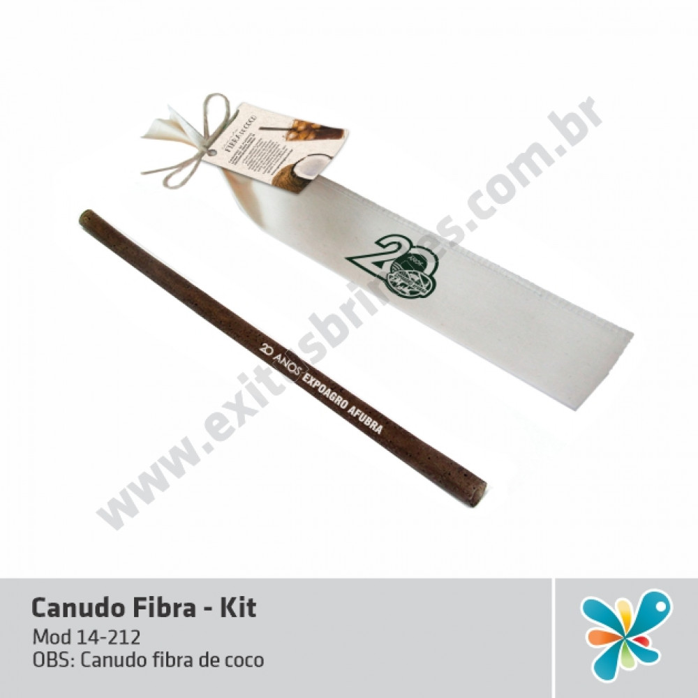 Kit Canudo Fibra
