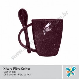 Xícara Fibra Colher