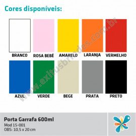 Porta Garrafa 600 ml