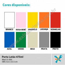 Porta Latão 473 ml