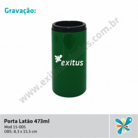 Porta Latão 473 ml