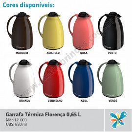 Garrafa Térmica Florença 0,65 L