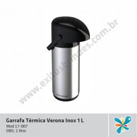 Garrafa Térmica Verona Inox 1 L