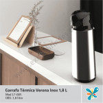 Garrafa Térmica Verona Inox 1,8 L