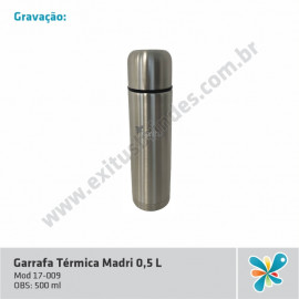 Garrafa Térmica Madri 0,5 L