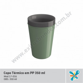 Copo Térmico em PP 350ml