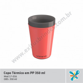Copo Térmico em PP 350ml