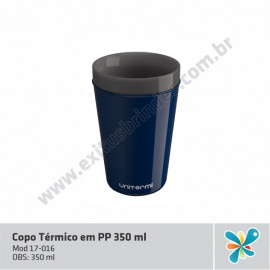 Copo Térmico em PP 350ml