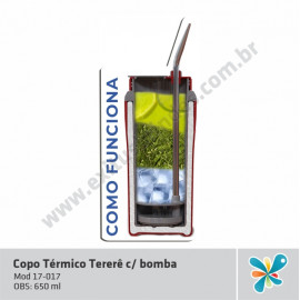Copo Térmico Tererê c/ bomba