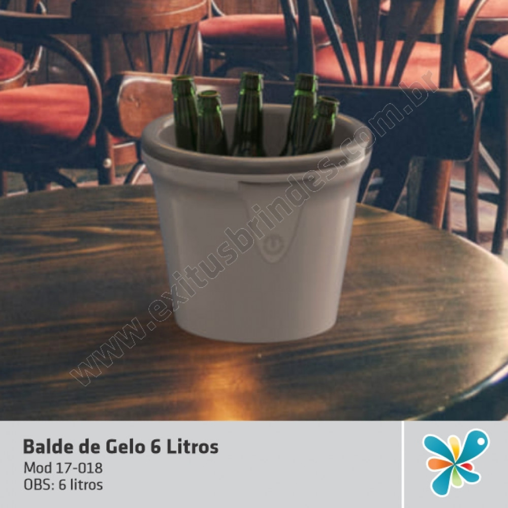 Balde de Gelo 6 Litros