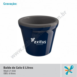 Balde de Gelo 6 Litros